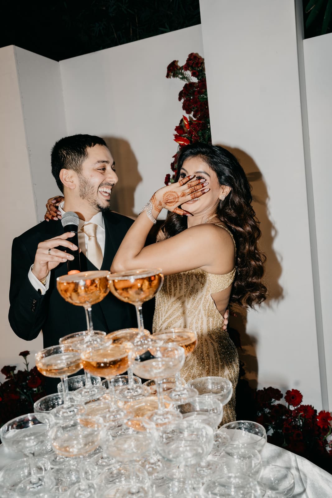 The champagne tower
